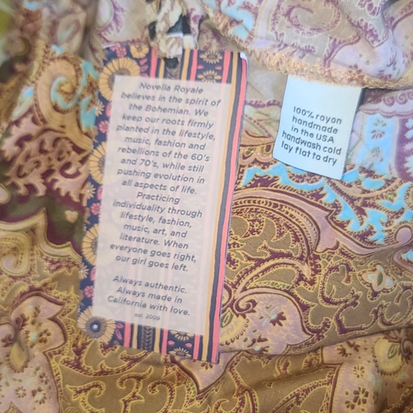 New Novella Royale Margot Caftan Rust Moroccan Sun - Picture 12 of 16